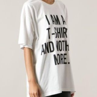 モスキーノ(MOSCHINO)のMOSCHINOメッセージ Tシャツ(Tシャツ(半袖/袖なし))