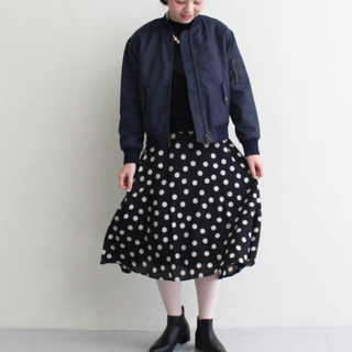 ドットアンドストライプスチャイルドウーマン(Dot&Stripes CHILDWOMAN)のチャイルドウーマン ドットスカート(ひざ丈スカート)