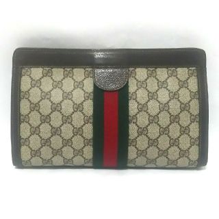 グッチ(Gucci)のGUCCI グッチ シェリーライン ヴィンテージ クラッチバッグ セカンドバッグ(クラッチバッグ)