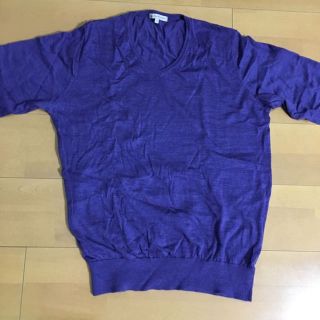 ユニクロ(UNIQLO)のパープル⭐︎メンズセーター⭐︎XL(ニット/セーター)