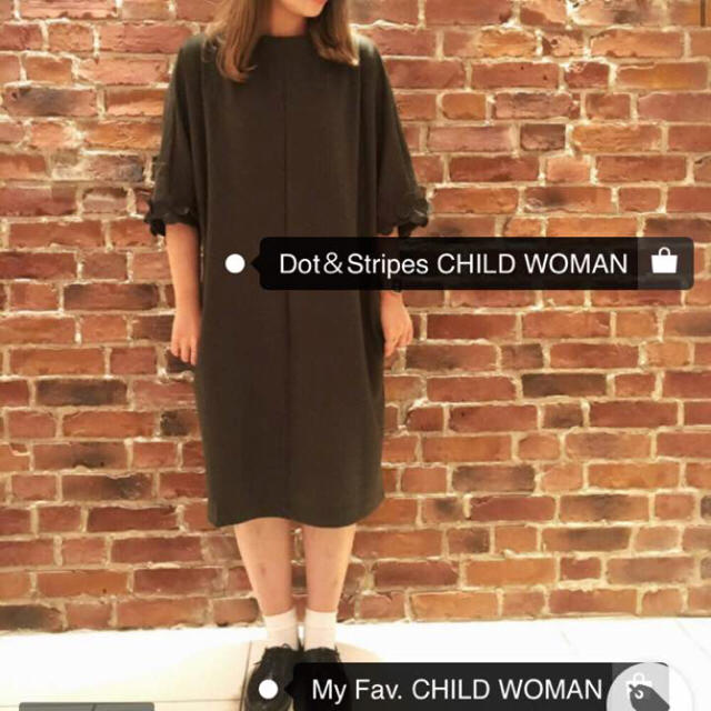 Dot&Stripes CHILDWOMAN(ドットアンドストライプスチャイルドウーマン)のDot and Stripes CHILD WOMAN ワンピース レディースのワンピース(ひざ丈ワンピース)の商品写真