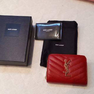 サンローラン(Saint Laurent)のおかの様用【新品 未使用】SAINT LAURENT　二つ折り 財布(財布)