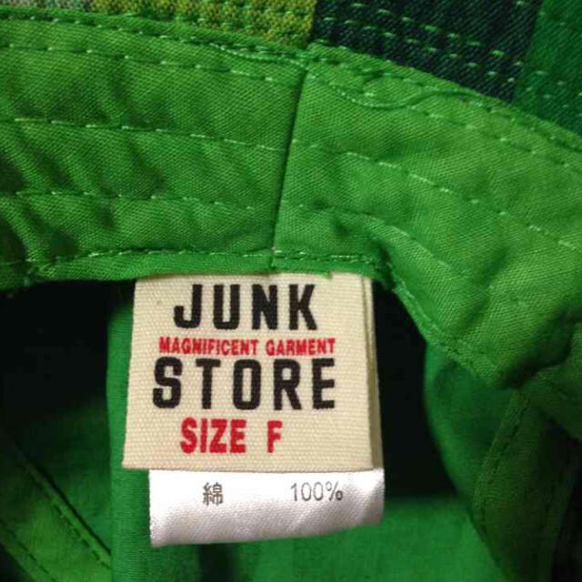 JUNK STORE(ジャンクストアー)の76.JUNK STORE/チェック帽子フリーサイズ レディースの帽子(ハット)の商品写真