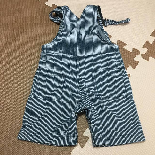 PETIT BATEAU(プチバトー)のプチバトー オーバーオール 美品 キッズ/ベビー/マタニティのキッズ服男の子用(90cm~)(パンツ/スパッツ)の商品写真