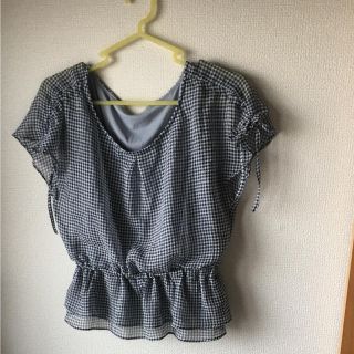 プロポーションボディドレッシング(PROPORTION BODY DRESSING)のプロポーション シフォントップス 美品(シャツ/ブラウス(半袖/袖なし))