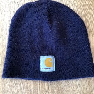 カーハート(carhartt)のcarhartt カーハート ニット帽子 ネイビー(ニット帽/ビーニー)