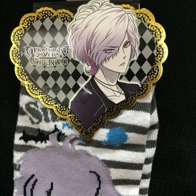 坂巻スバル♡灰/グレー☆DIABOLIK LOVERS 靴下 2足セット エンタメ/ホビーのアニメグッズ(その他)の商品写真