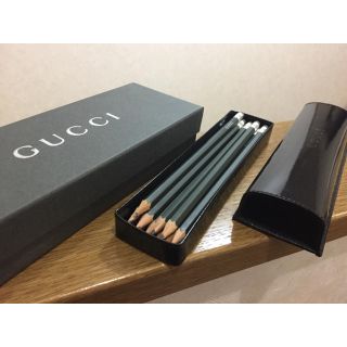 グッチ(Gucci)の希少✨グッチ ペンケース えんぴつ付き    ビンテージ✨(ペンケース/筆箱)