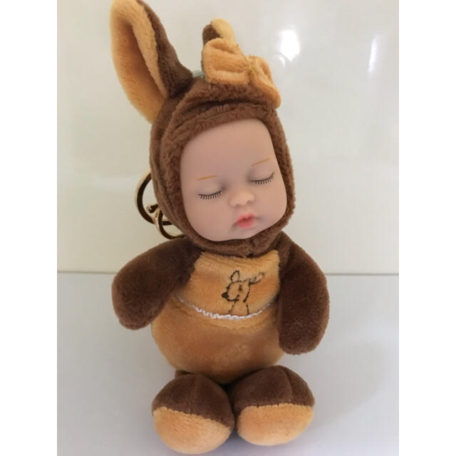 新品☆スリーピングベイビー カンガルー キーホルダー | フリマアプリ ラクマ