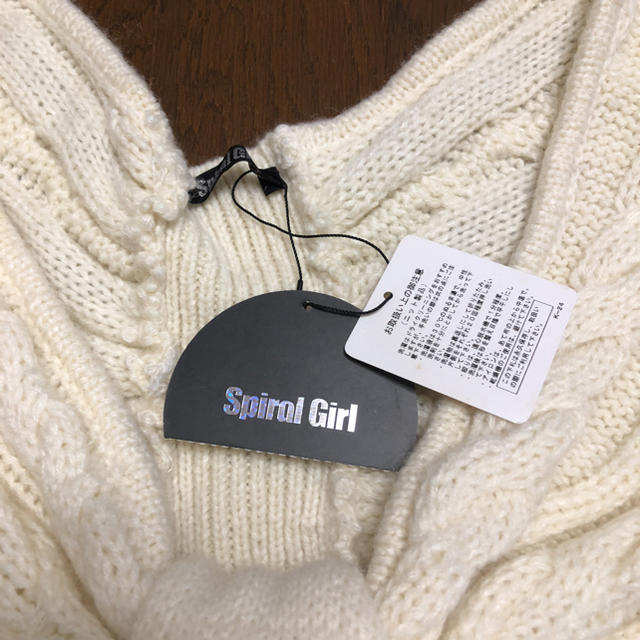 SPIRAL GIRL(スパイラルガール)の【新品】Spiral Girl リボン カーデ レディースのトップス(カーディガン)の商品写真