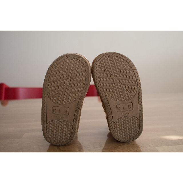 ボアブーツ✩リボン付き キッズ/ベビー/マタニティのベビー靴/シューズ(~14cm)(ブーツ)の商品写真