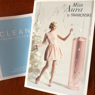 スワロフスキー(SWAROVSKI)のSWAROVSKI とCLEAN オードトワレ セット(香水(女性用))