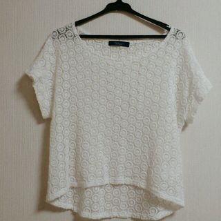 ユナイテッドアローズ(UNITED ARROWS)の白TOPS(カットソー(半袖/袖なし))