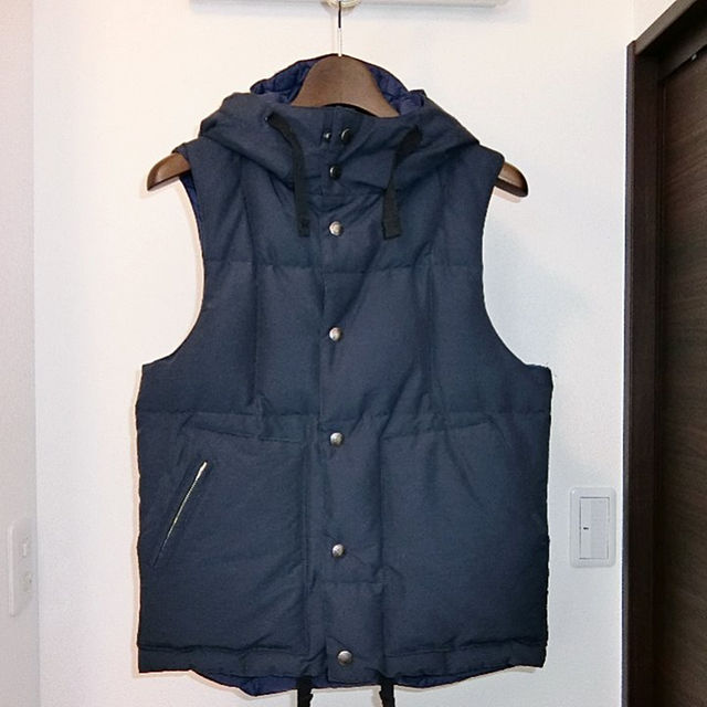 Engineered Garments - XS 紺 Engineered Garments down vest hoodyの通販 by choice's shop｜エンジニアードガーメンツならラクマ