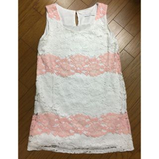 セシルマクビー(CECIL McBEE)のレースワンピ(美品)(ミニワンピース)