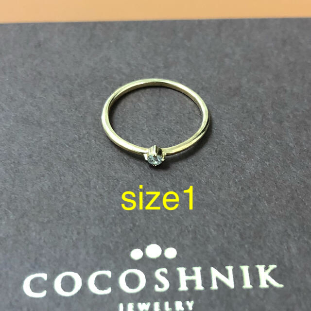 COCOSHNIK(ココシュニック)のココシュニック ☆ダイヤピンキーリング☆ レディースのアクセサリー(リング(指輪))の商品写真