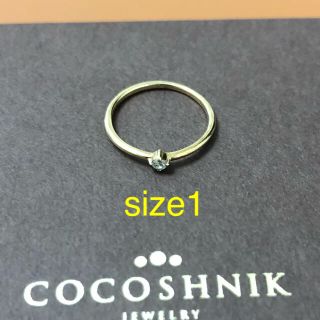 ココシュニック(COCOSHNIK)のココシュニック ☆ダイヤピンキーリング☆(リング(指輪))