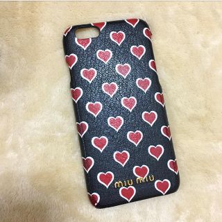 ミュウミュウ(miumiu)の【国内完売品】miumiu iPhoneケース(iPhoneケース)