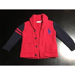 ラルフローレン(Ralph Lauren)の厚手コットンカーディガン 90㎝(カーディガン)