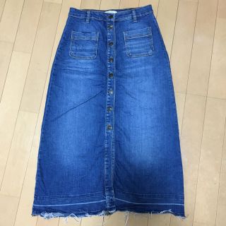 ザラ(ZARA)の【大人気】zaraデニムスカート(ロングスカート)