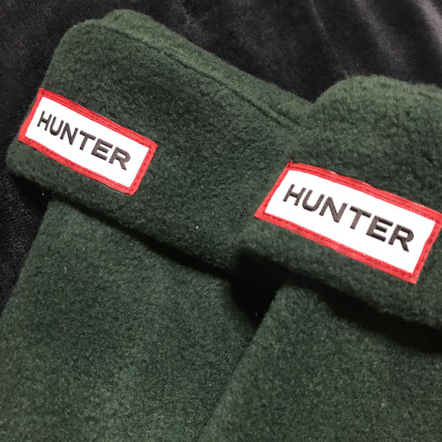 HUNTER(ハンター)のハンターソックス ダークグリーン レディースのレッグウェア(ソックス)の商品写真