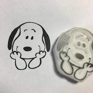 Snoopy スヌーピ 消しゴムはんこの通販 ラクマ