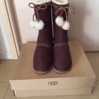 アグ(UGG)の【サボんヌ様専用】UGG 正規品 ❤️新品未使用のブラウンムートンブーツ(ブーツ)