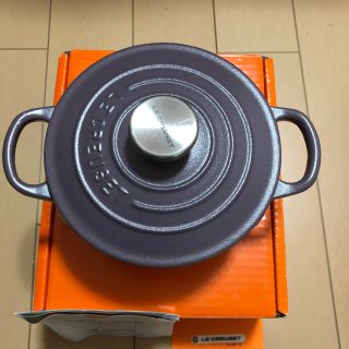 ルクルーゼ(LE CREUSET)の新品 ル・クルーゼ ココットロンド 14 アメジスト レア(鍋/フライパン)