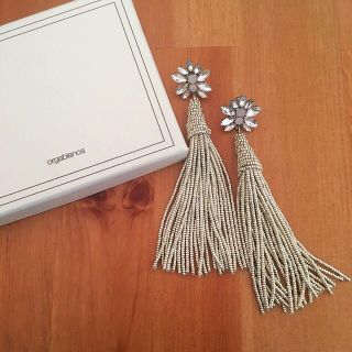 orgablanca オルガブランカ タッセル ピアス(ピアス)