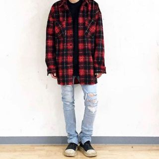 フィアオブゴッド(FEAR OF GOD)のnens フランネルシャツ M(シャツ)