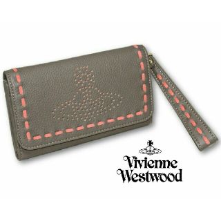 ヴィヴィアンウエストウッド(Vivienne Westwood)の新品【ヴィヴィアンウエストウッド】本革 ストラップ付き長財布&スマホケース(財布)