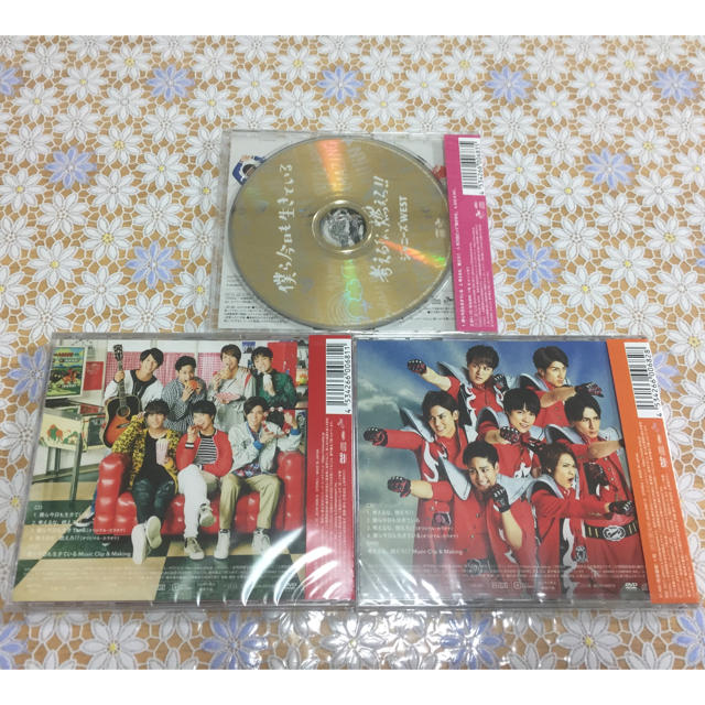 ジャニーズWEST(ジャニーズウエスト)のジャニーズWEST 『僕ら今日も生きている／考えるな、燃えろ‼︎』初回盤＆通常盤 エンタメ/ホビーのタレントグッズ(アイドルグッズ)の商品写真