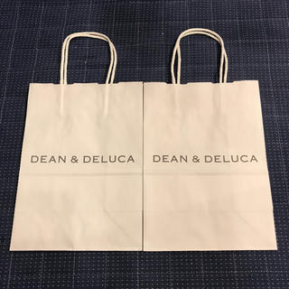ディーンアンドデルーカ(DEAN & DELUCA)のショッパー☆DEAN&DELUCA2枚セット(ショップ袋)