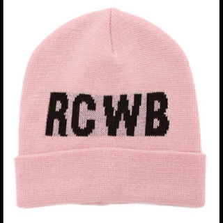 ロデオクラウンズ(RODEO CROWNS)のRCWB ニット帽 ピンク(その他)