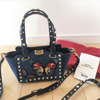 ヴァレンティノ(VALENTINO)の新品❤️ VALENTINO ロックスタッズ ミニサイズ(ショルダーバッグ)