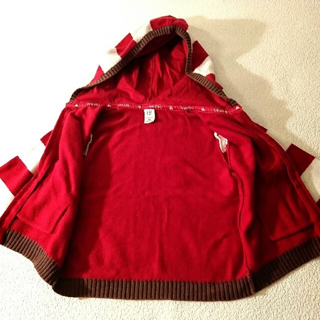 babyGAP(ベビーギャップ)の【美品】baby GAP ニット　パーカー 80cm キッズ/ベビー/マタニティのベビー服(~85cm)(ニット/セーター)の商品写真