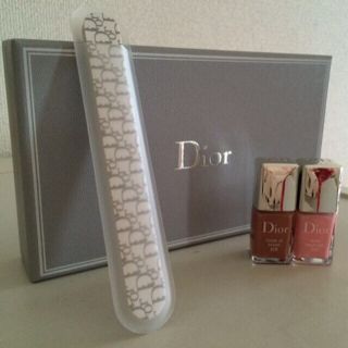 ディオール(Dior)の非売品Diorマニキュア＆爪やすり(ネイルケア)