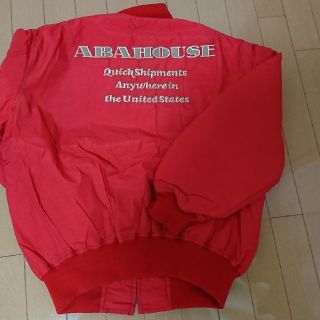 アバハウス(ABAHOUSE)の日本製　ABAHOUSE　【専用】アバハウス ジャンパー Ｆ　レッド（美品）  (ブルゾン)