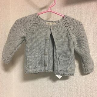 ザラキッズ(ZARA KIDS)のZARA baby kids ニットカーディガン 64センチ(カーディガン/ボレロ)