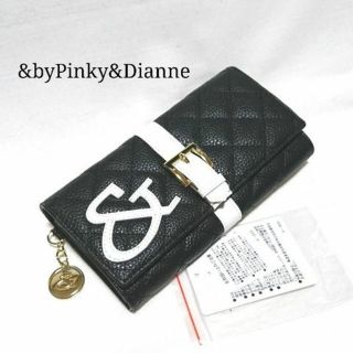 アンドバイピーアンドディー(&byP&D)の&byPinky&Dianne☆新品☆デカロゴキルト柄ベルトデザイン長財布

(財布)