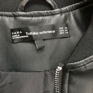 ザラ(ZARA)の《あきりき様専用》2/15お取り置きレザージャケット(ライダースジャケット)