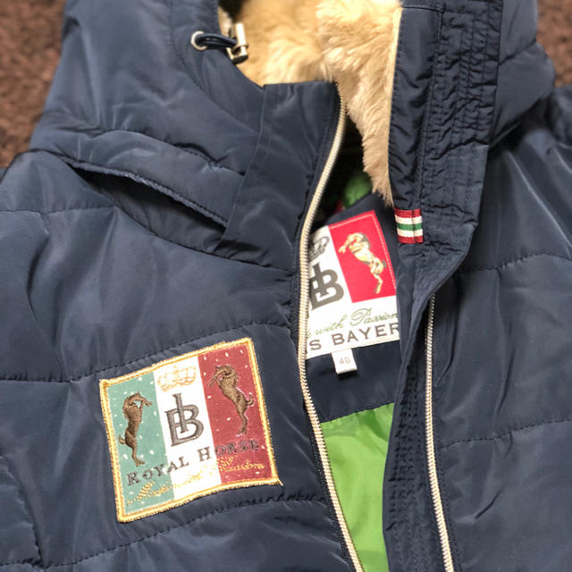 お値下】IRIS BAYER 乗馬 冬用ジャケット 紺 40 女性用-