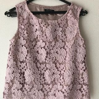 ローズバッド(ROSE BUD)のROSE BUDレーストップス(カットソー(半袖/袖なし))