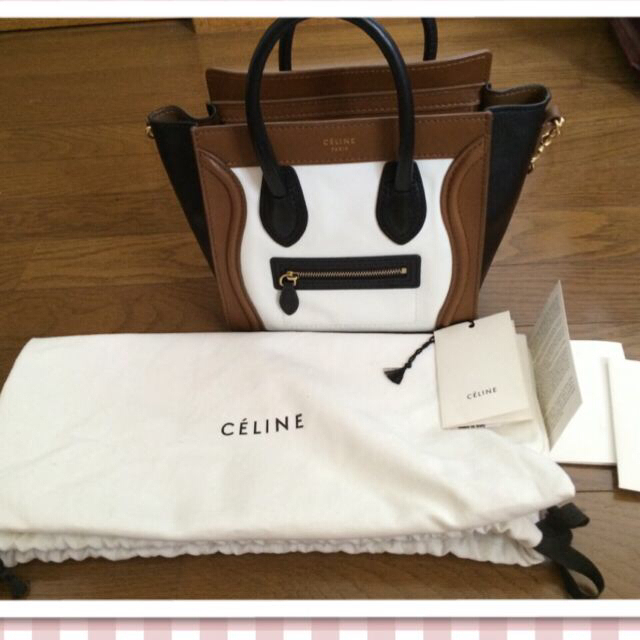 登場! celine - セリーヌ ラゲージ ナノショッパー ショルダーバッグ