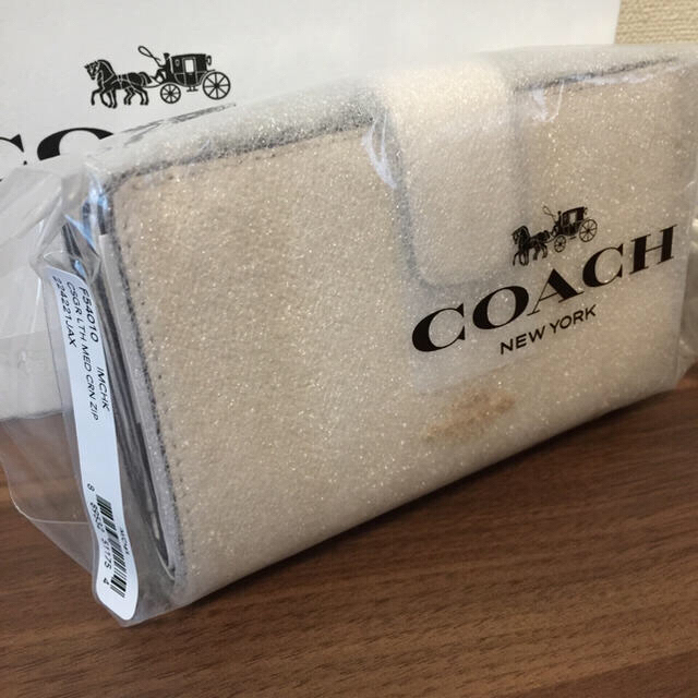 COACH(コーチ)のCOACH コーチ チョーク ホワイト 折り財布 二つ折り財布 レディースのファッション小物(財布)の商品写真