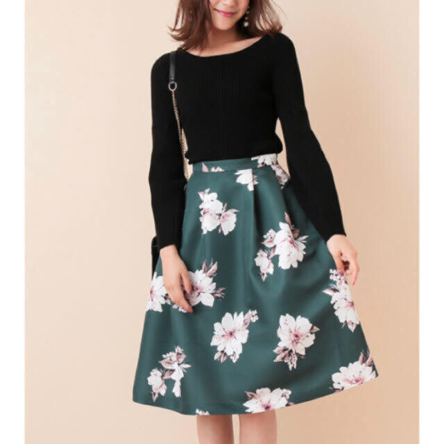 31 Sons de mode(トランテアンソンドゥモード)のトランテアン♡花柄スカート レディースのスカート(ひざ丈スカート)の商品写真