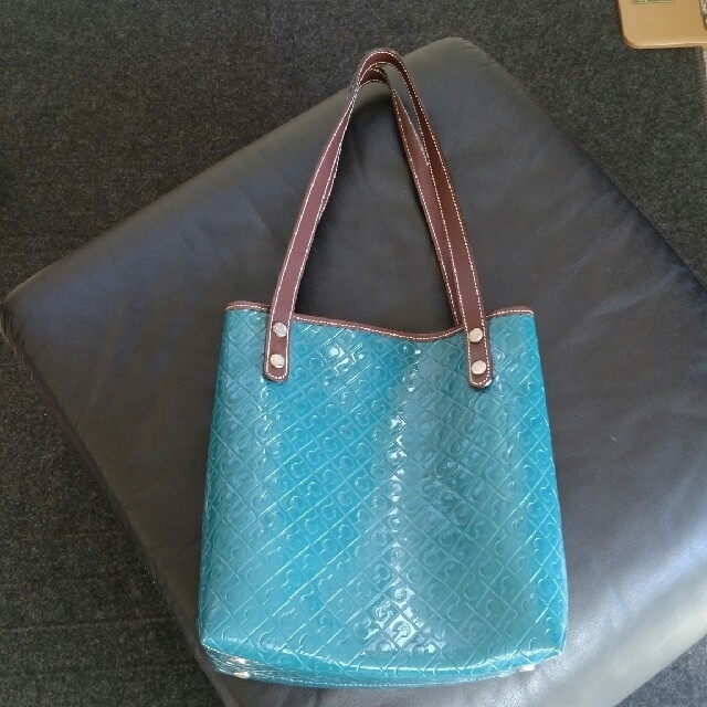 GHERARDINI(ゲラルディーニ)のゲラルディーニ　青バック　1回使用済み レディースのバッグ(トートバッグ)の商品写真