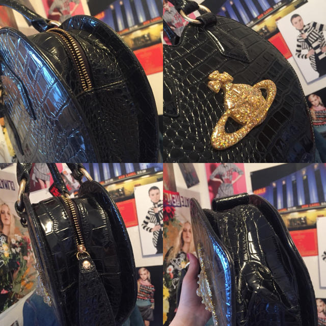 Vivienne Westwood(ヴィヴィアンウエストウッド)のチャンスリーハートバッグ  ブラック レディースのバッグ(ハンドバッグ)の商品写真