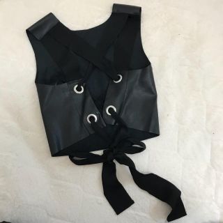 ザラ(ZARA)のZARA フェイクレザータンクトップ(タンクトップ)