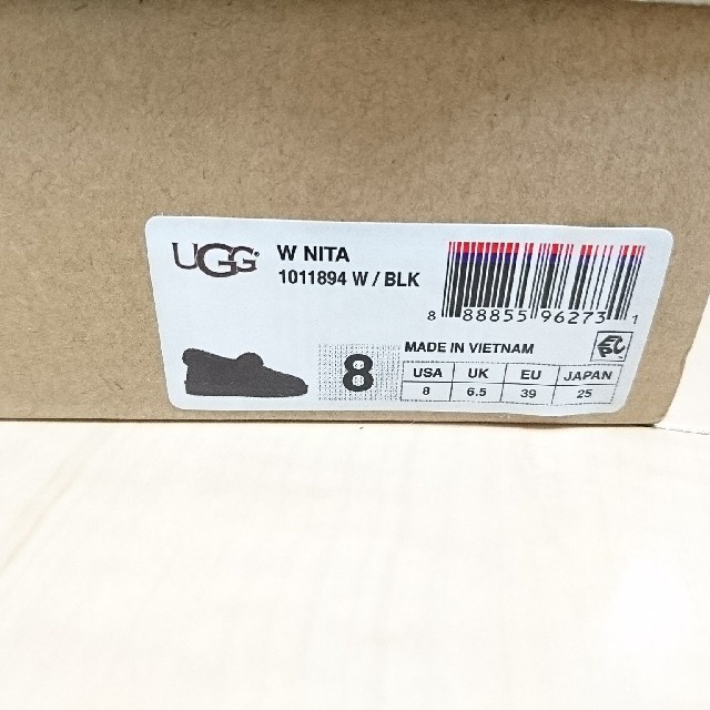 UGG(アグ)のUGG nita 25㎝ブラック レディースの靴/シューズ(スリッポン/モカシン)の商品写真